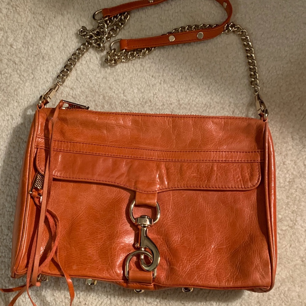 Rebecca Minkoff Mini MAC Orange Handbag